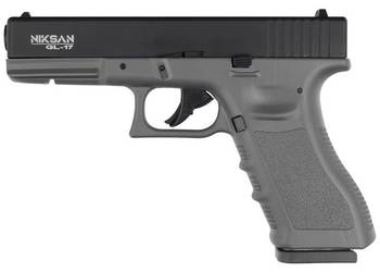Pistolet wiatrówka Niksan Defence NKS GL17 Grey Blow Back 4.5 mm
