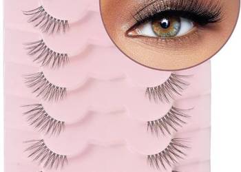 Sztuczne Rzęsy, Rzęsy na pasku 3 D, wielokrotnego użytku, Foxy Eye, 7 par