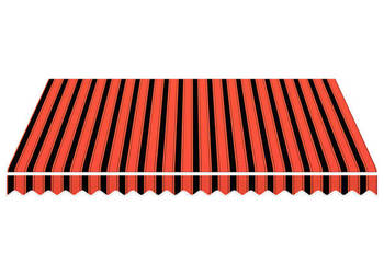 vidaXL Tkanina do markizy, pomarańczowo - brązowa(SKU:145722)