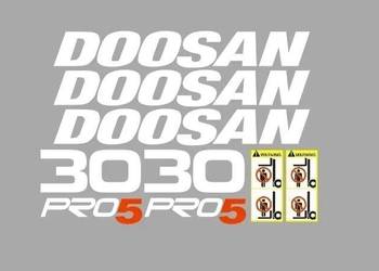 Naklejki oklejenie - DOOSAN D30 pro Zamiennik