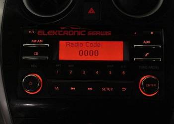 Wyświetlacz radio Nissan Note