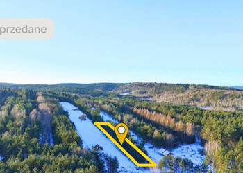 Krasnobród – działka przy lesie