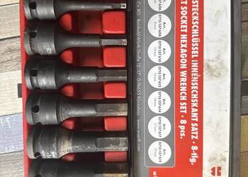 Zestaw nasadek udarowych WÜRTH 1/2” – długie, 12 elementów