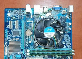 płyta główna Gigabyte GA-H61M-S1 Intel Celeron, 2x4 GB RAM, akcesoria