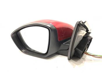 LUSTERKO LEWY PEUGEOT 308 II Hatchback 13-21 CZERWONY KLQV ZEWNĘTRZNE