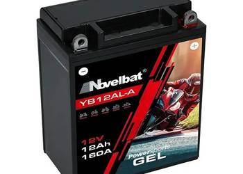 Akumulator Novelbat GEL YB12AL-A 12Ah 170A 134*80*160 +P 5/K