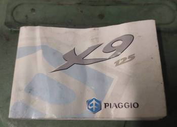 Piaggio x9 125 książeczka servisowa