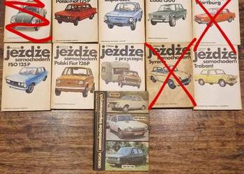 Książki jeżdżę samochodem ... | 9. sztuk. Z PRL-u. Stan idealny.
