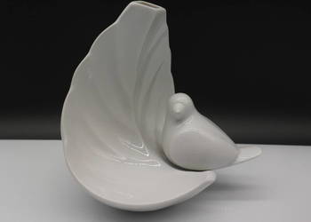 Wazon z ptakiem TIRSCHENREUTH Biały