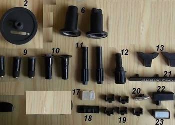 Gałki i pokrętła ze starego i nowszego sprzętu RTV