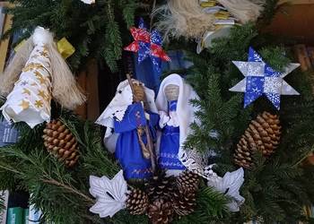 Wianek 50 cm, święta Rodzina, Boże Narodzenie