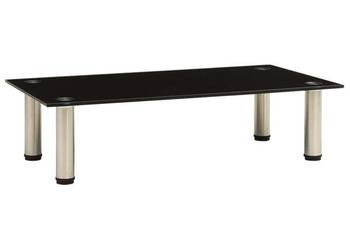 vidaXL Stojak pod TV, czarny, 60x35x17 cm, szkło hartowane(SKU:322761)