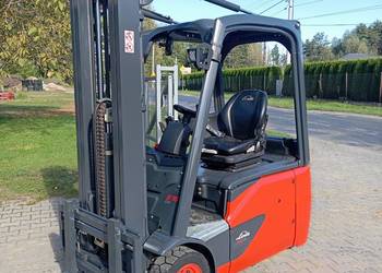 Wózek widłowy Linde E16 EVO 2016r. Triplex 5,22m, 3000 godzin