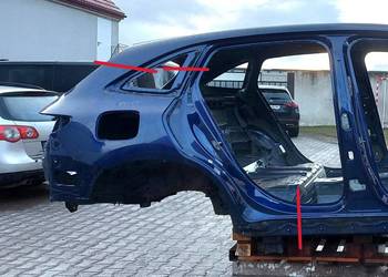 Mercedes EQC 400 W293 N293 ĆWIARTKA BŁOTNIK PRAWY TYŁ NIEBIESKI 896