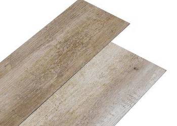 vidaXL Samoprzylepne panele podłogowe PVC, 5,21 m², 2 mm, płowe (SKU330195)