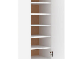Szafka na buty biała 32x35x92 cm materiał drewnopochodny WM-808972