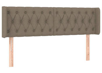 Zagłówek uszak taupe 147x16x78/88 cm tkanina WM-3119106