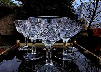 Piękne kryształowe kieliszki 6 szt kryształ Piękne kryształowe kieliszki 6 szt kryształ