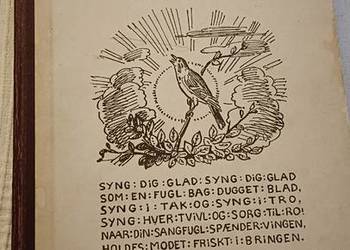 Nuty śpiewnik Syng dig glad antyk