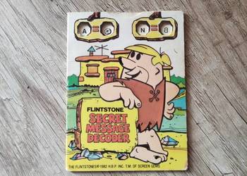 Mini komiks Flinstonowie The Flinstones Secret Decoder