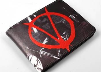 V | 13 cm | Eko-Skóra | Portfel | V for Vendetta