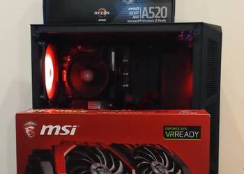 Komputer gamingowy GTX 1080 8GB Ryzen 7 16GB SSD NVMe