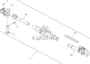Fendt Vario 1038 1042 1046 1050 GEN 3 Cięgno Górne G530871205071 F53087120…