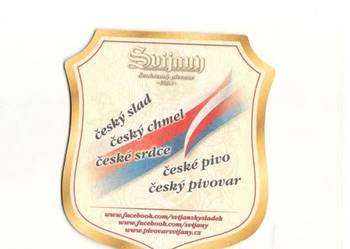 Svijany  - podstawka do piwa. Nr. 3.