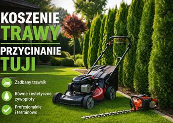 Koszenie traw, prace porządkowe, przecinanie tui, Ustrzyki Dolne i okolice