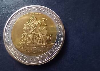 Stare monety 25 pens 2008 Tristan da  Cunha