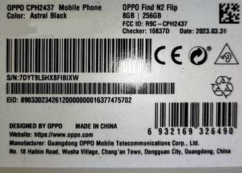 Nowy Oppo find N2 flip 8/256 okazja