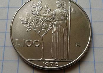 100 LIRÓW 1976 ROK - WŁOCHY 100 LIRÓW 1976 ROK - WŁOCHY