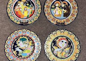 Patera. Projekt Bjorn Wiinblad. Rosenthal. Boże Narodzenie. Kolekcjonerka e