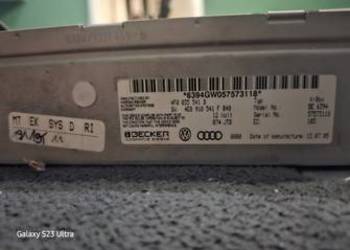 Oryginalny Tuner Radiowy Audi A6 C6 A8 D3 Q7 Becker 4E0035541