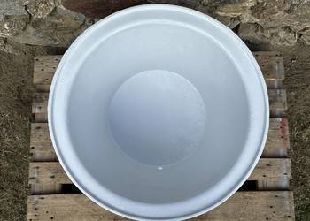 STARA, ŻELIWNA BALIA, DONICA np. NA KWIATY - KWIETNIK - 65 cm - SYGNOWANA