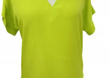 Bluzka TOP CATHERINE damska limonka - rozmiar 44 (102 biust)