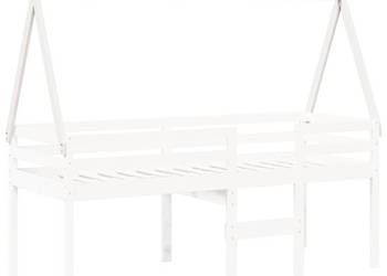 Daszek do łóżka dziecięcego biały 199x805x88 cm sosnowy WM-846956