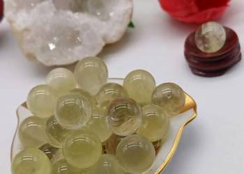 Piękne rzadkie Kule cytrynu naturalnego 15mm #9