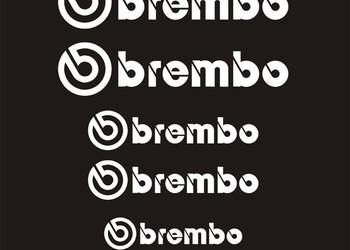 BREMBO ZESTAW NAKLEJEK NA ZACISKI HAMULCOWE PRZÓD TYŁ HI TEMP