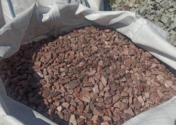 Grys czerwony Kwarcowy kamień czerwony brązowy Thasos Kostka Palisada grys