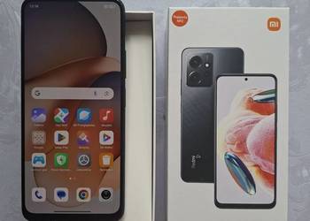 Smartfon Xiaomi Redmi Note 12 Onyx Gray 4/128GB pudełko i etui