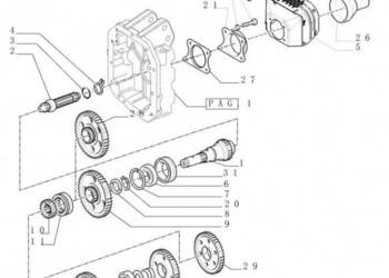 New Holland T6010 Koło zębate 87373869