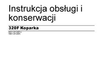 Instrukcja obsługi DTR CATERPILLAR 320F koparka gąsienicowa