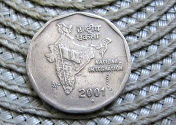 Indie 2 Rupie 2001r - Zjednoczenie Narodowe