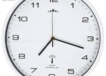 vidaXL Sterowany radiowo zegar z mechanizmem kwarcowym, 31 cm,(50616)