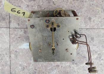 661 Mechanizm starego zegara ściennego Metron M58 uszkodzony