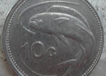 MALTA-10 CENTS-1986 r-RYBA-