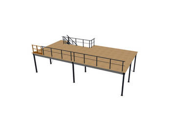 Antresola magazynowa P4 – 75m2