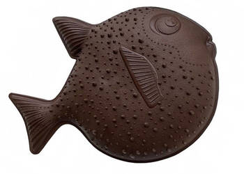 mata sensoryczna Fish 1 szt brązowy miękki