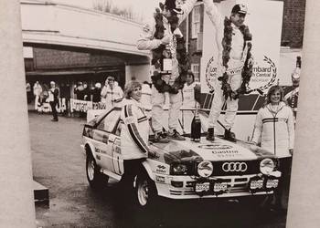 Pocztówka widokówka Audi quattro victories